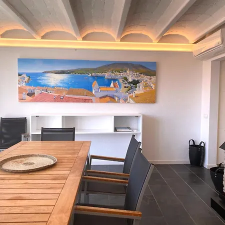 아파트 Creus - Casa En El Centro Con Vistas Al Mar 카다케스